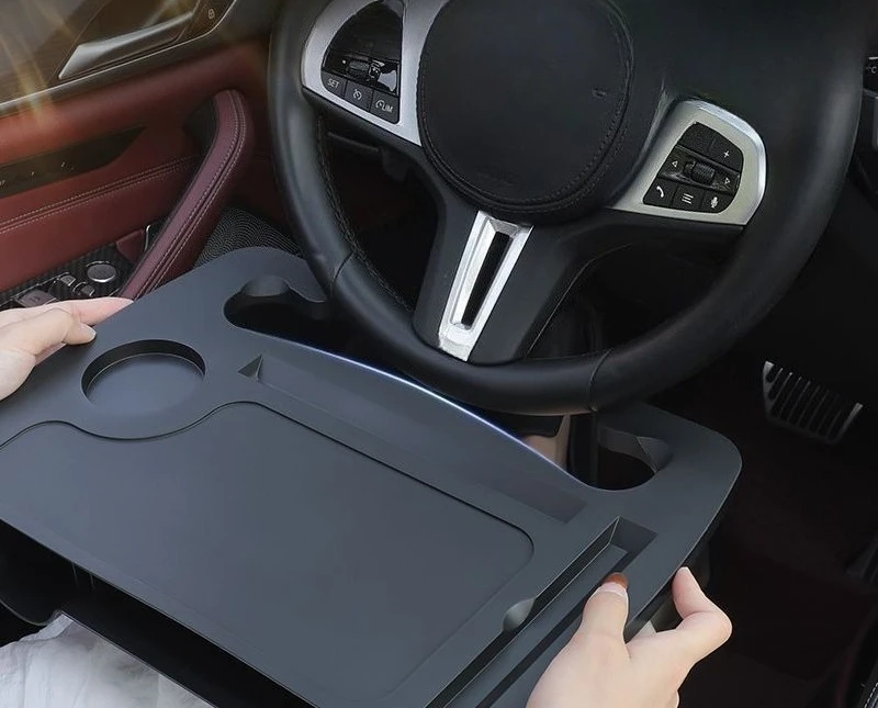 Auto-Lenkrad-Ablage für Tablet und Laptop, Sitzspalt-Aufbewahrungsbox 2 in 1 – Detail 4