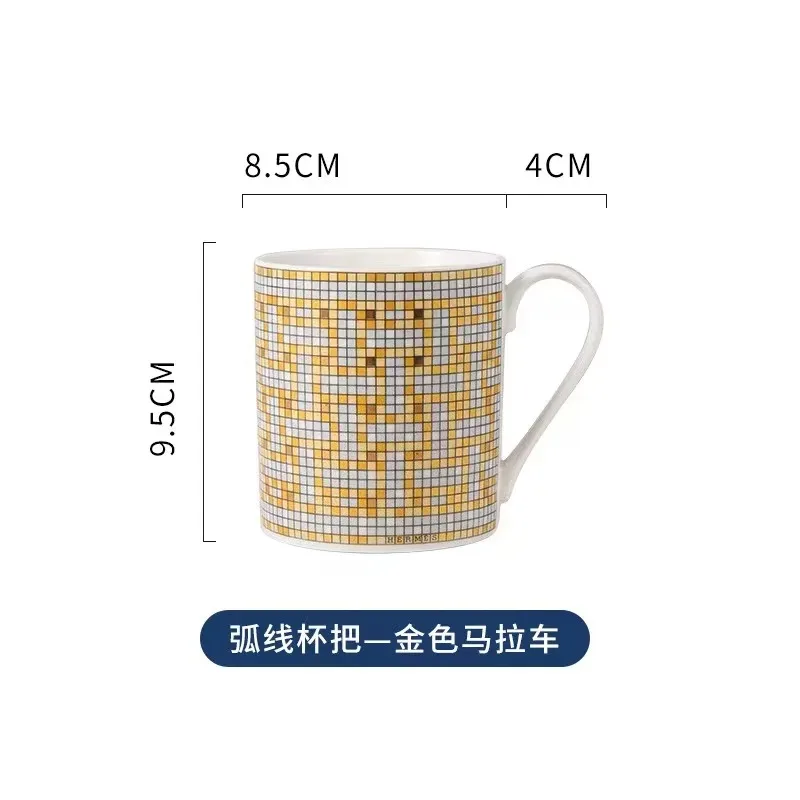 Creative Mug Men's and Women's Ceramic Cup Household Student Couple Milk Coffee Cup Large Capacity Mug