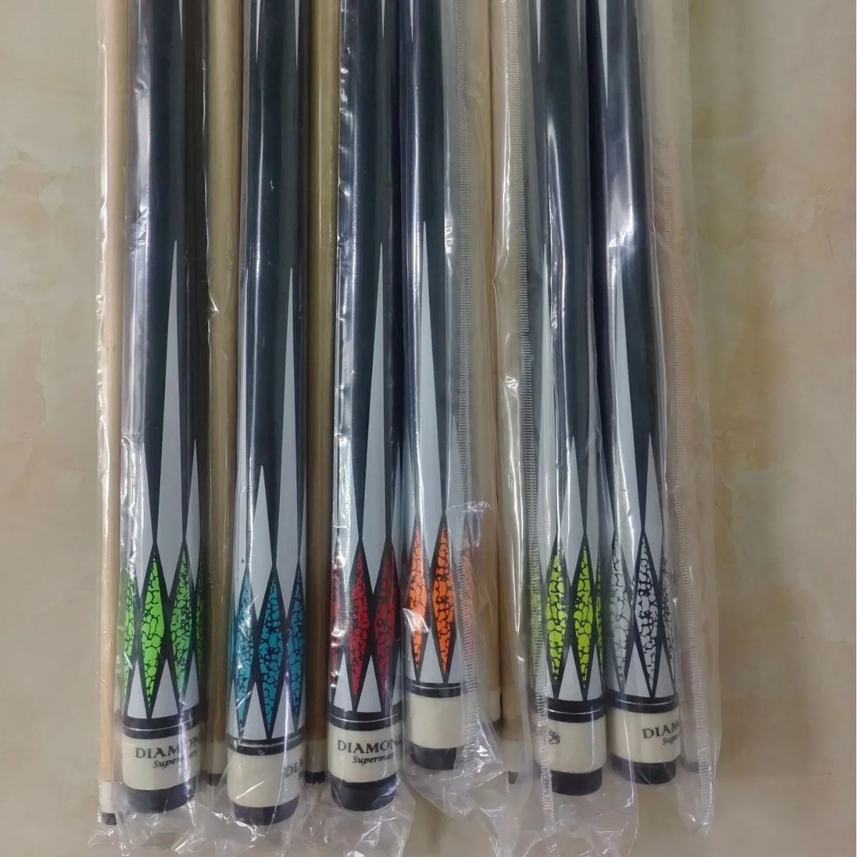 Fan Hua American billiards cue stick, 12.8mm nine ball fancy room cue stick