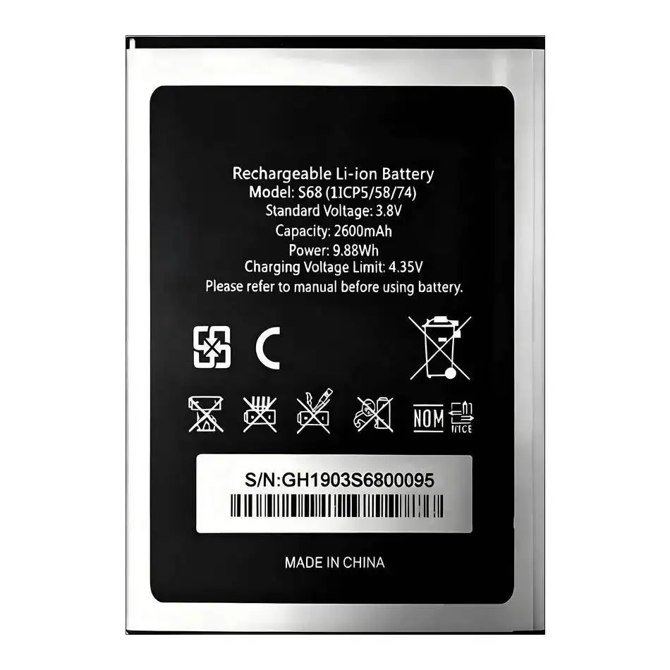 Battery For Oukitel S68 S96 S109 S31 S73 S75 WP2 WP5 WP6 WP7 WP8