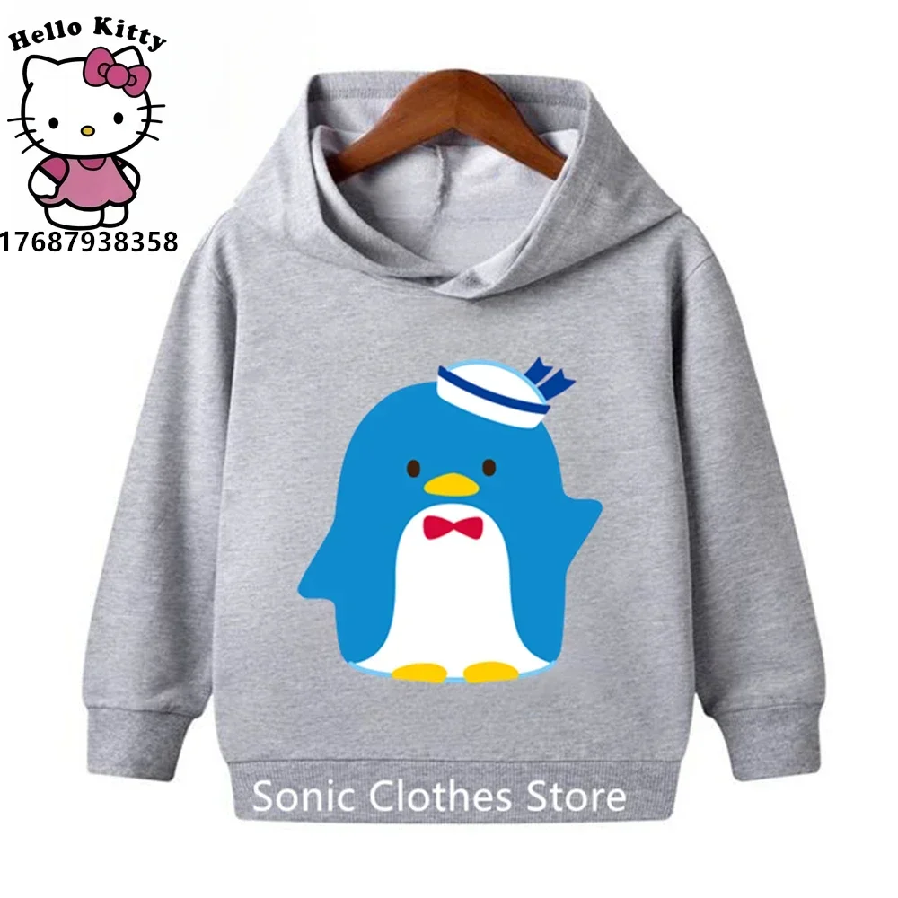 Tuxedosam Hoodie Kids Clothes Boys Girls Sweatshirt Fashion Pullover 3-12 Year Old Baby Sanrio Clothing