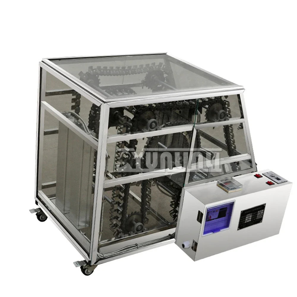 Commercial Smokeless Barbecue Skewer Machine, Stainless Steel Rotary Barbecue Machine, Chain Barbecue Machine