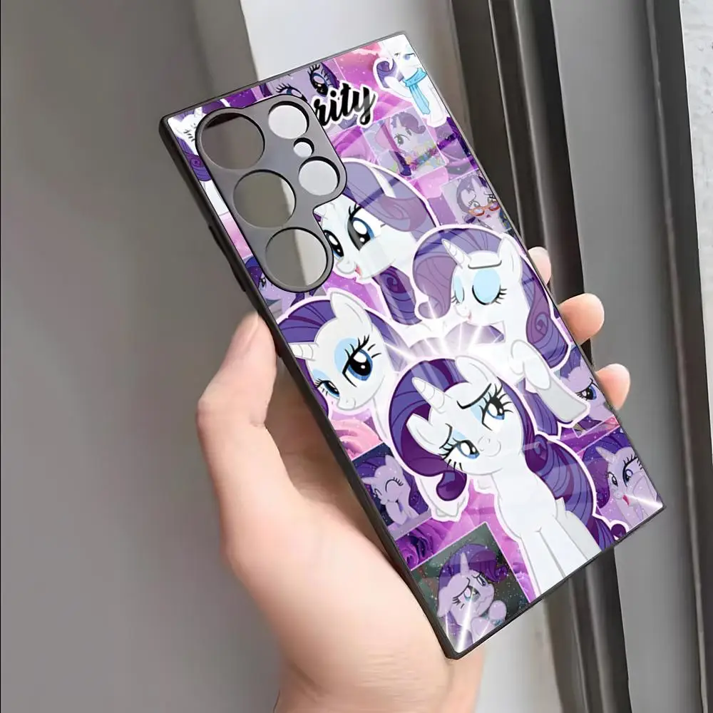 My Cartoon Little P-Pony Phone Case for S24 Ultra Samsung S23 Fe S22 S20 S21 Plus Galaxy A54 A34 A24 A53 Note 20 Glass Cover