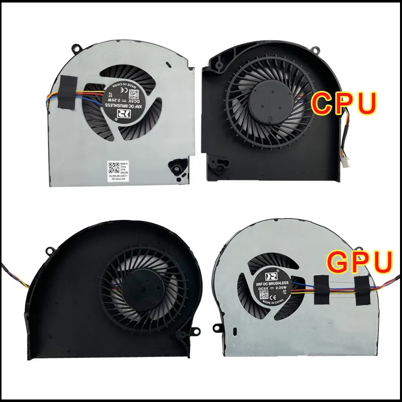 

New Laptop CPU Cooling Fan Cooler GPU Cooling Fan For Dell Alienware 17 R4 17 R5 P31E