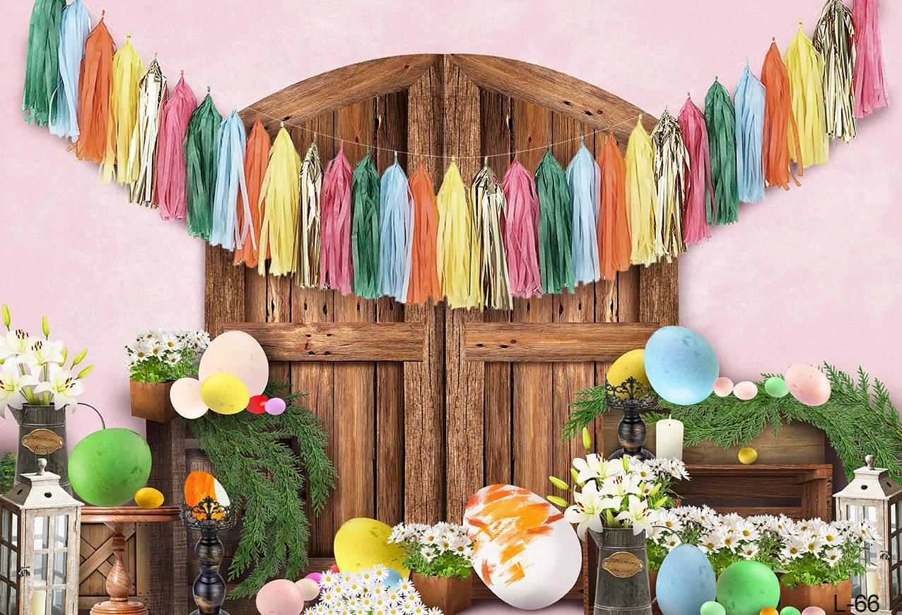 용수철 해피 부활절 텐트 토끼 캠핑 배경 사진, 어린이 초상화 나무 문짝 꽃 식물 배경 포토존