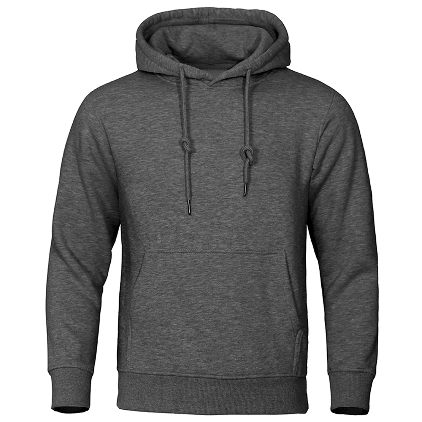 Sudadera de lana cálida para hombre, ropa de calle informal de Color sólido, jerséis deportivos para la escuela, moda, gran oferta, Otoño e Invierno