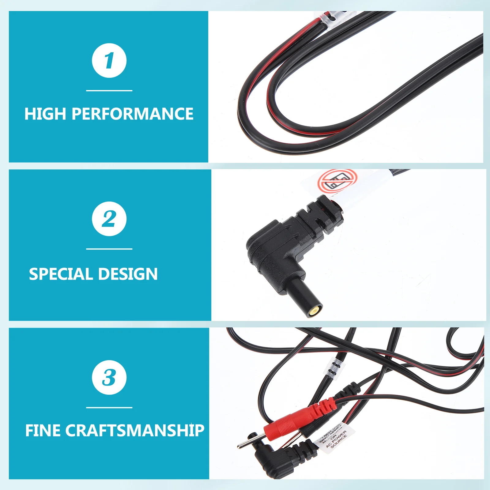 

4pcs Electrode Cables 2Mm Pin Connectors For Massage Machine Therapy Supplies Lead Wires Physiotherapy Devices Extension Cord