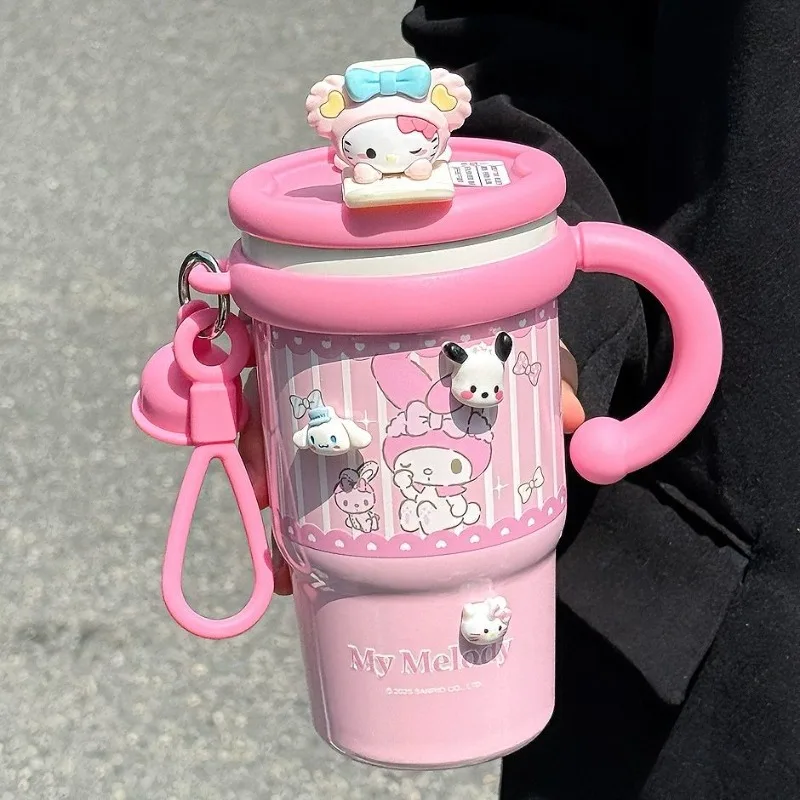 Kawaii My Melody Pochacco Kuromi My Melody Sanrio Tazza isolata in acciaio inossidabile 316 Bottiglia per bambini adorabili Regalo per ragazze
