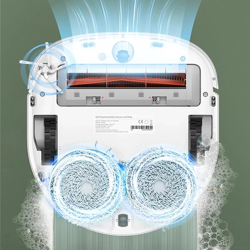 Dreame Bot W10 / W10 Pro Zubehör Roboter-Staubsauger HEPA-Filter Haupt- und Seitenbürste Wischpad Ersatzteile – Detail 4