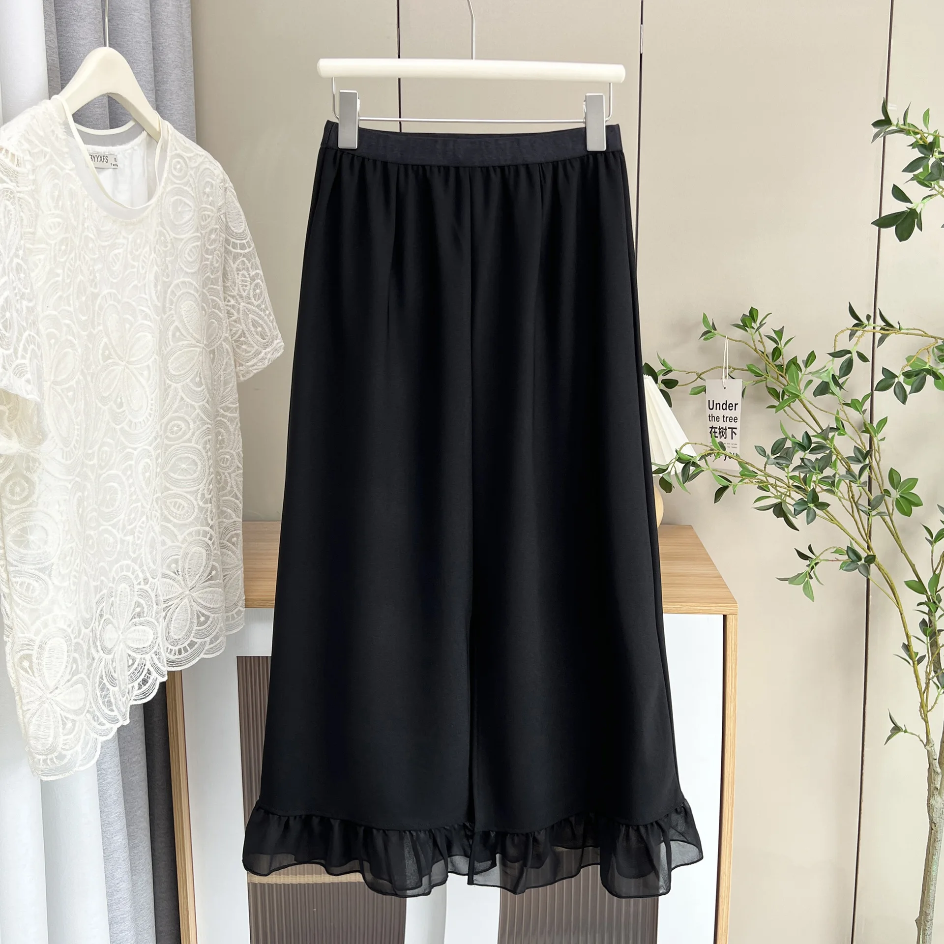 100 キロ夏の新しいハイウエストスカートエレガントなパッチワークプラスサイズの女性のフィッシュテールスカート 6207