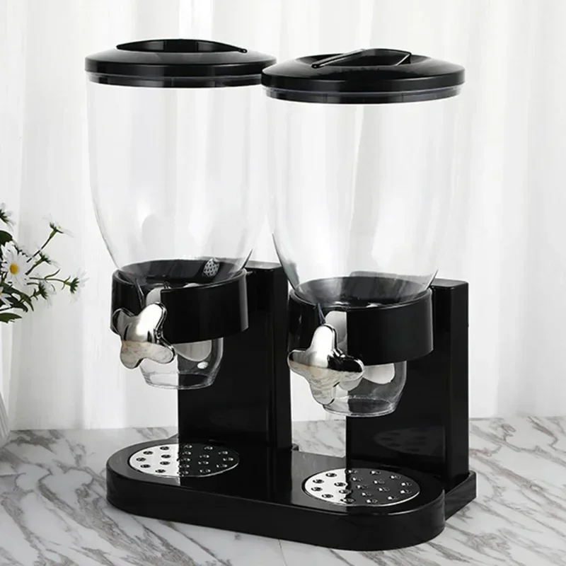 Multifunktionale Lebensmittel Lagerung Container Getreide Trockenen Lebensmittel Spender Lagerung Container Dual Control Haushalt Küche Lagerung Flasche