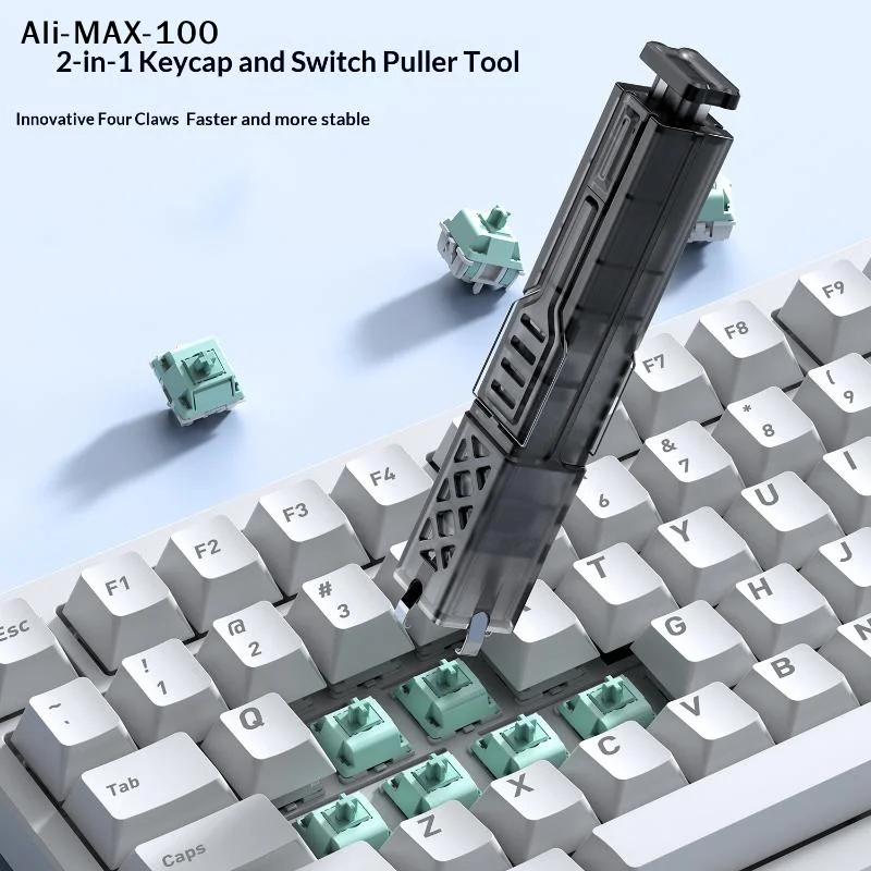 【AyS】1/3/5-teiliges Tastenkappen-Entferner-Set, Tastenabzieher, Tastatur-Zubehör-Kit, 2-in-1 Tastenkappen- und Schalterabzieher
