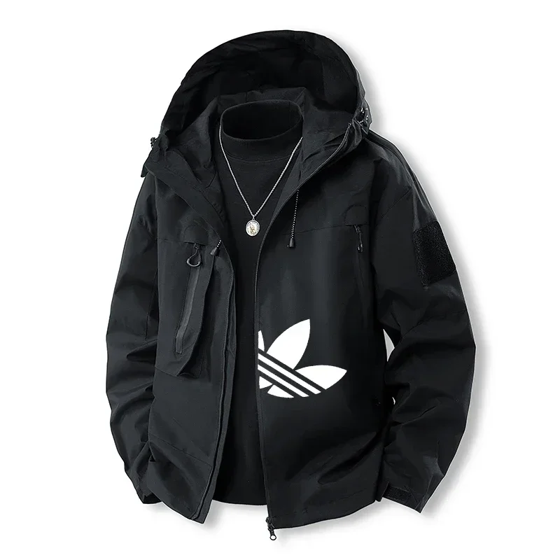 Весенние европейские и американские мужские походные куртки 2025 года, мотоциклетная внедорожная одежда, куртки для горных велосипедов, водонепроницаемые куртки