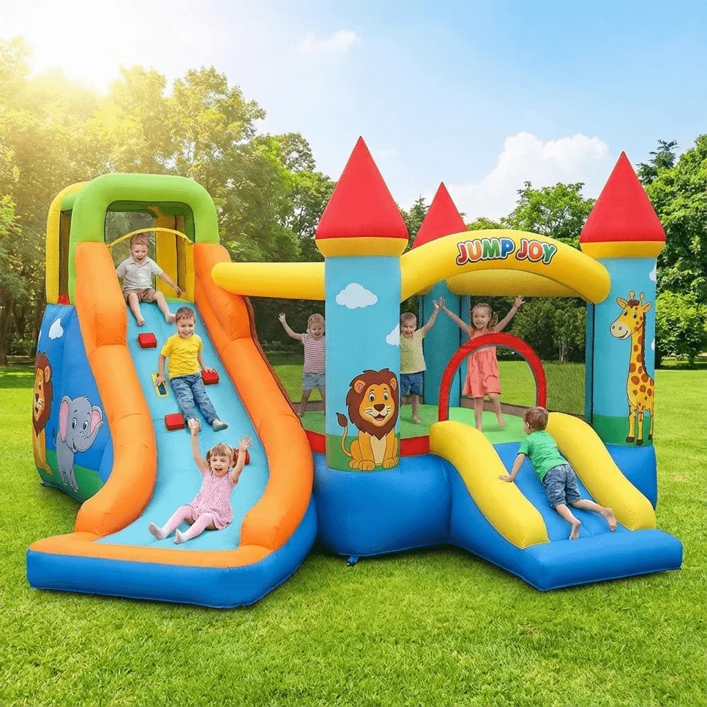 Factory Direct Inflatable Bouncy Castle Commercial Grade Inflatable Bounce House Slide Combo Safe Big Kids Jumping Castle Jumper