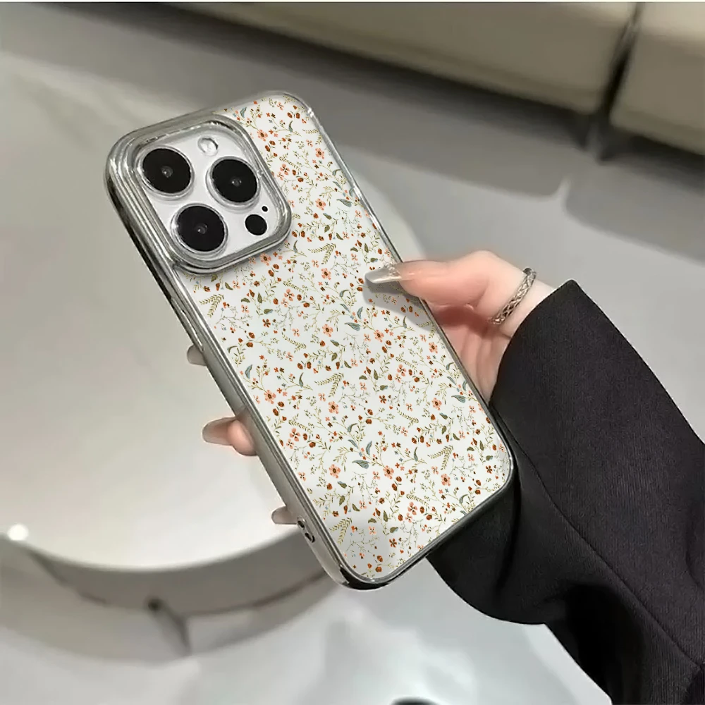 Blumen-Handyhülle für iPhone 17 15 16 Pro Max Hüllen iPhone 15 14 13 12 11 17 Pro Max Plus Transparente Beschichtung Stoßfeste Hüllen – Detail 5