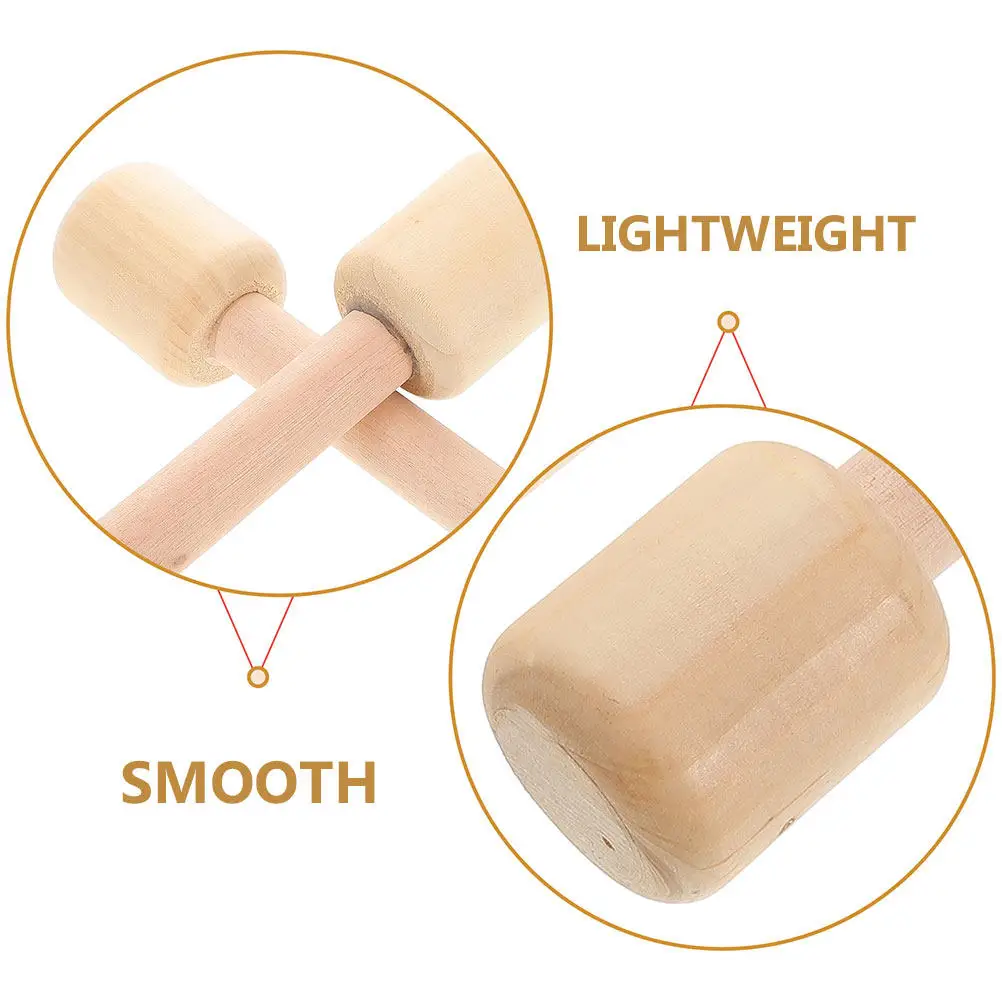 4Pcs Wood Toddler Dumbbells Kids Weight Set for Boys Girls Preschool Fitness Activity Safe Ergonomic Grip Bright Colors Early - view 5