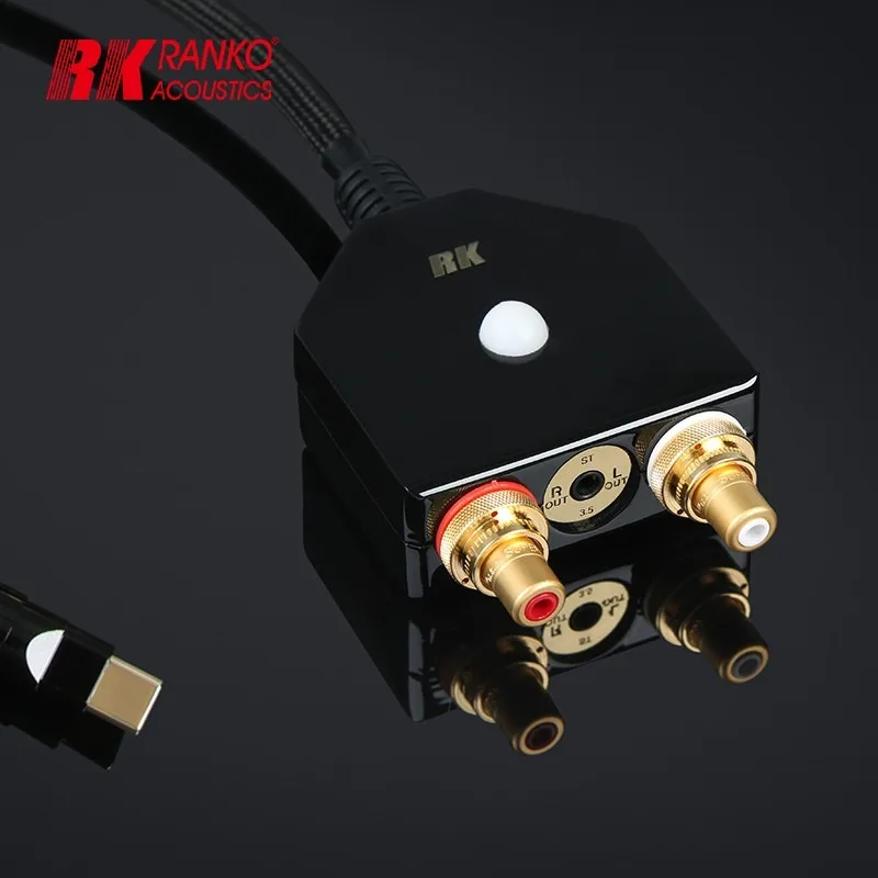 

RANKO REA-1000 MKII Portable HiFi USB DAC Headphone Amplifier Type C to 3.5mm/RCA ES9281AC PRO DSD512 MQA Decoder Audio Amp