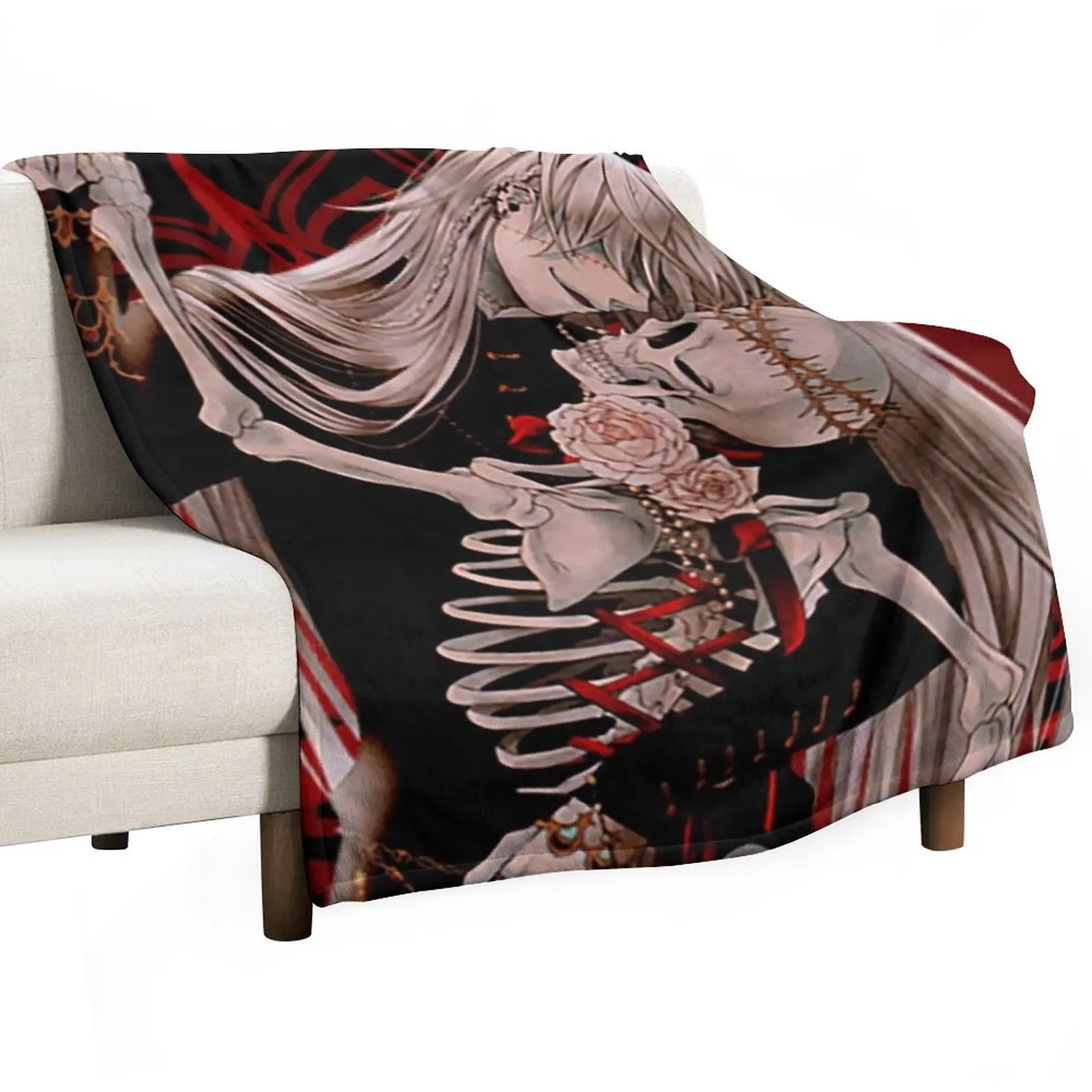 

Undertaker Black Butler Throw Blanket Luxury Brand Warm Camping Bed covers Blankets