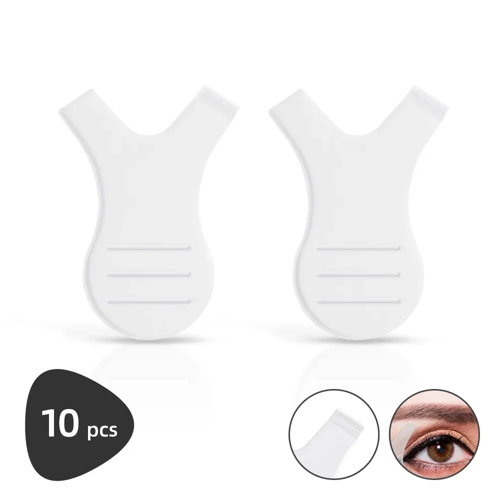 

10 Pcs Y Shape plastic Eyelashes Lift Lifting Curler Eye Lash Extension Graft Brush Tool Eye Lash Perming Pad