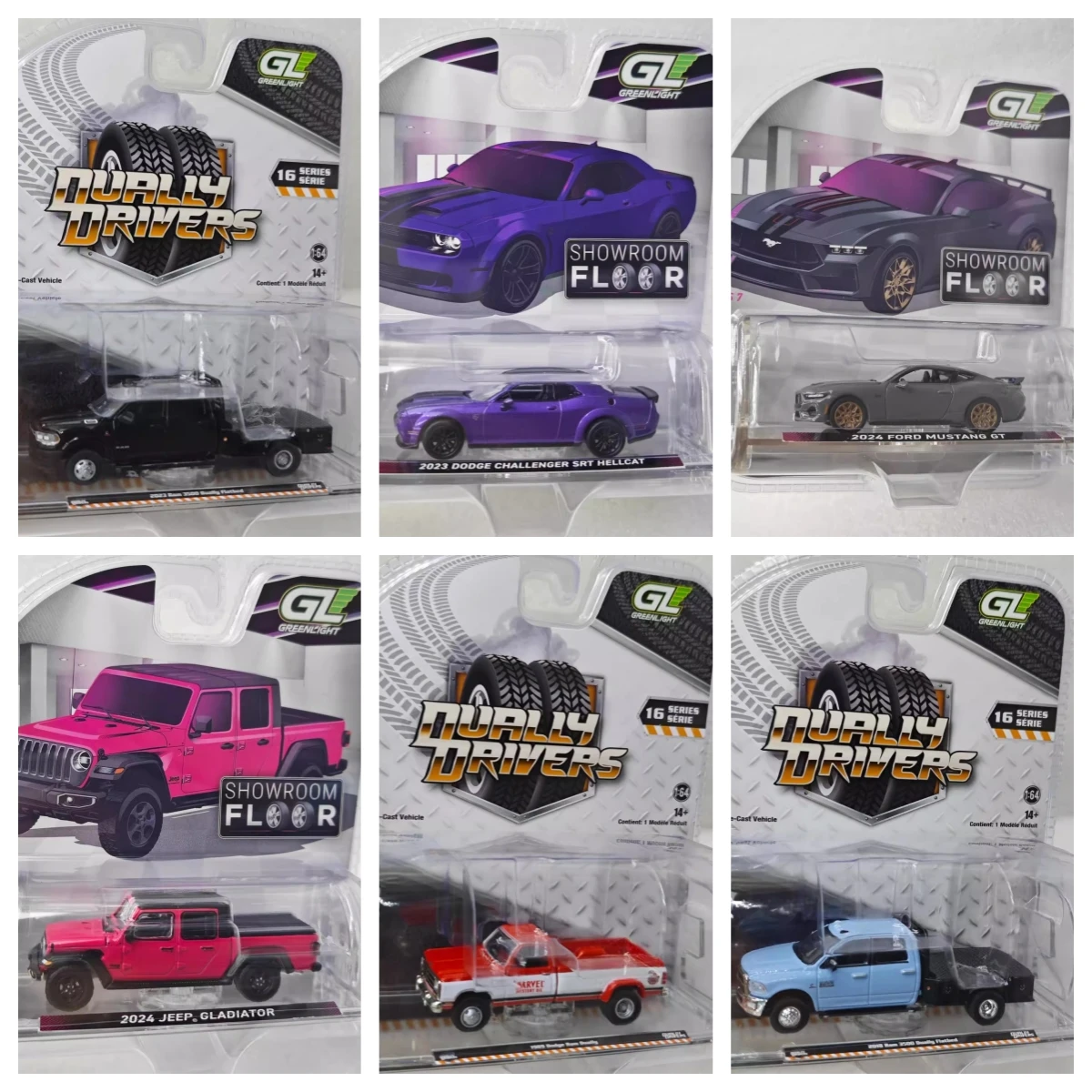 

1:64 2023 Ram 3500 Dually Flatbed Ram 3500 SRT HELLCAT series Моделирование сплава Модель автомобиля Коллекционная игрушка Подарочный дисплей Орнамент