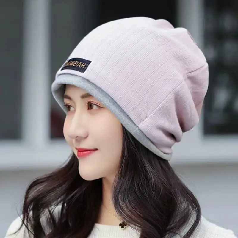 Women's Sleep Cap Windproof Warm Air Conditioned Room Evening Sleep Hat Special Design Postpartum Recovery Cotton Casual Cap