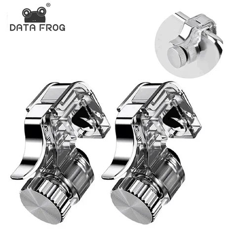 DATA FROG Metal PUBG Mobile Trigger Gamepad Gaming L1R1 Shooter Pubg…