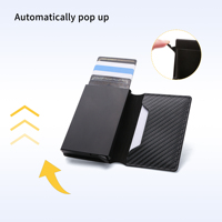 Anti-theft RFID credit card holder minimalist wallet pocket slim card holder card holder pu leather for men and women