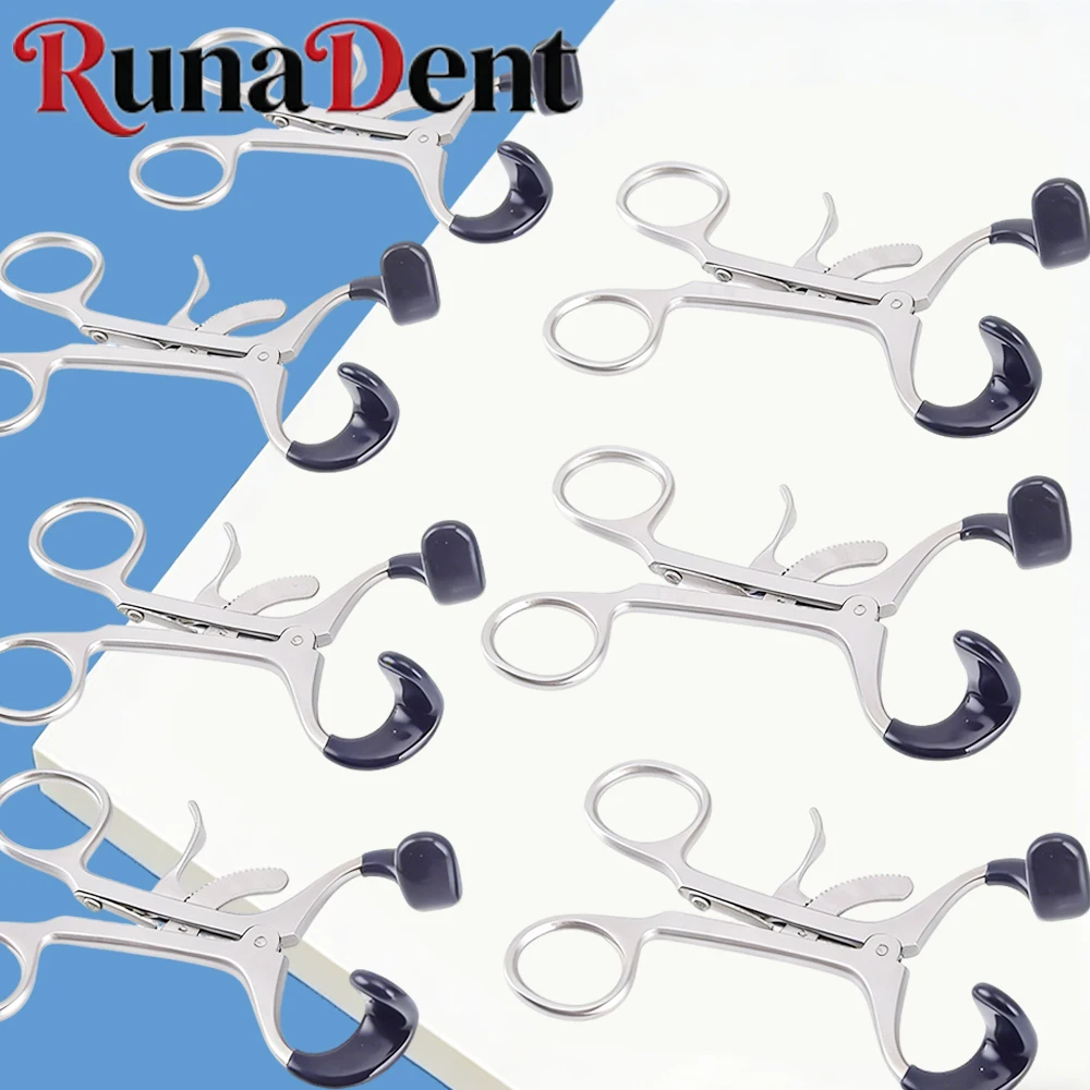 

Dental Mouth Retractor Stainless Steel Molt Gag Surgical Instrument Orthodontic Opener Oral Retractor for Dentist Clinic