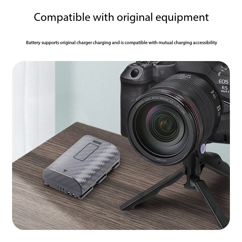 2400mAh LP-E6P Camera Battery 24 Suitable For Canon R52 R5 Mark II Second Generation R5C R6II R7 5D4 60D 70D 7D 6D Battery