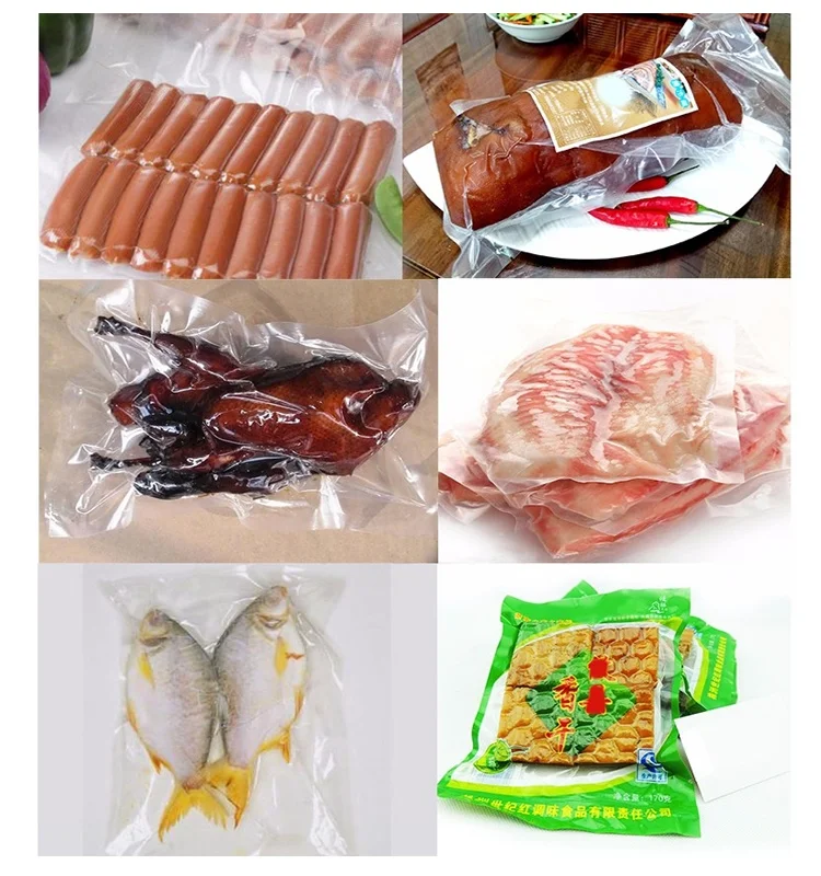 Commercial Auto a Plastic Skin Thermoforming Vacuum Food Sealer Bag Roll Packing Sealing Packaging Machine for Food Storage Meat