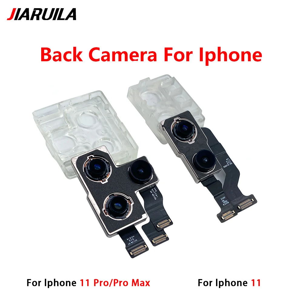 กล้องหน้าหลัง5ชิ้นสำหรับ iPhone 11 / 11 pro/ 11 PRO MAX ทดสอบคุณภาพสูงด้านหลังกล้องหลักสายเฟล็กซ์สำหรับโทรศัพท์