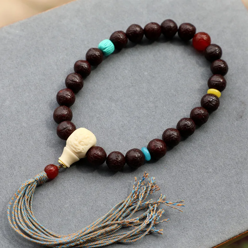14Mm Vintage- Eye Bodhi Beads, Men'S Style, Use As A Bracelet Or Ornament