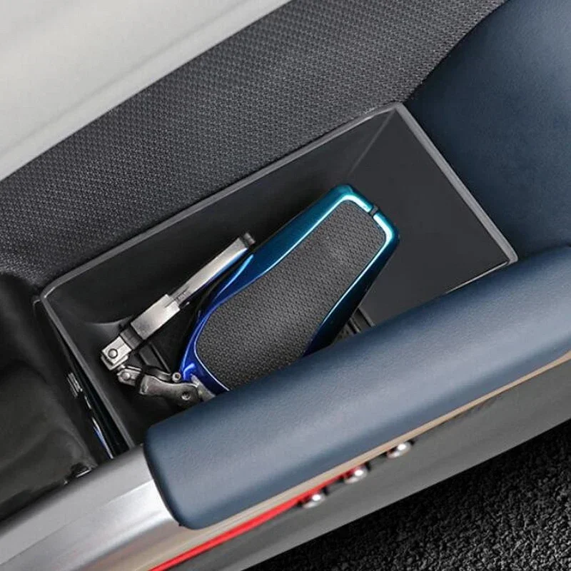 Car Center Console Armrest Storage Box for Atto 3 BYD Yuan Plus 2022 2023 ABS Door Handle Lockers Tray Automotive Accessories