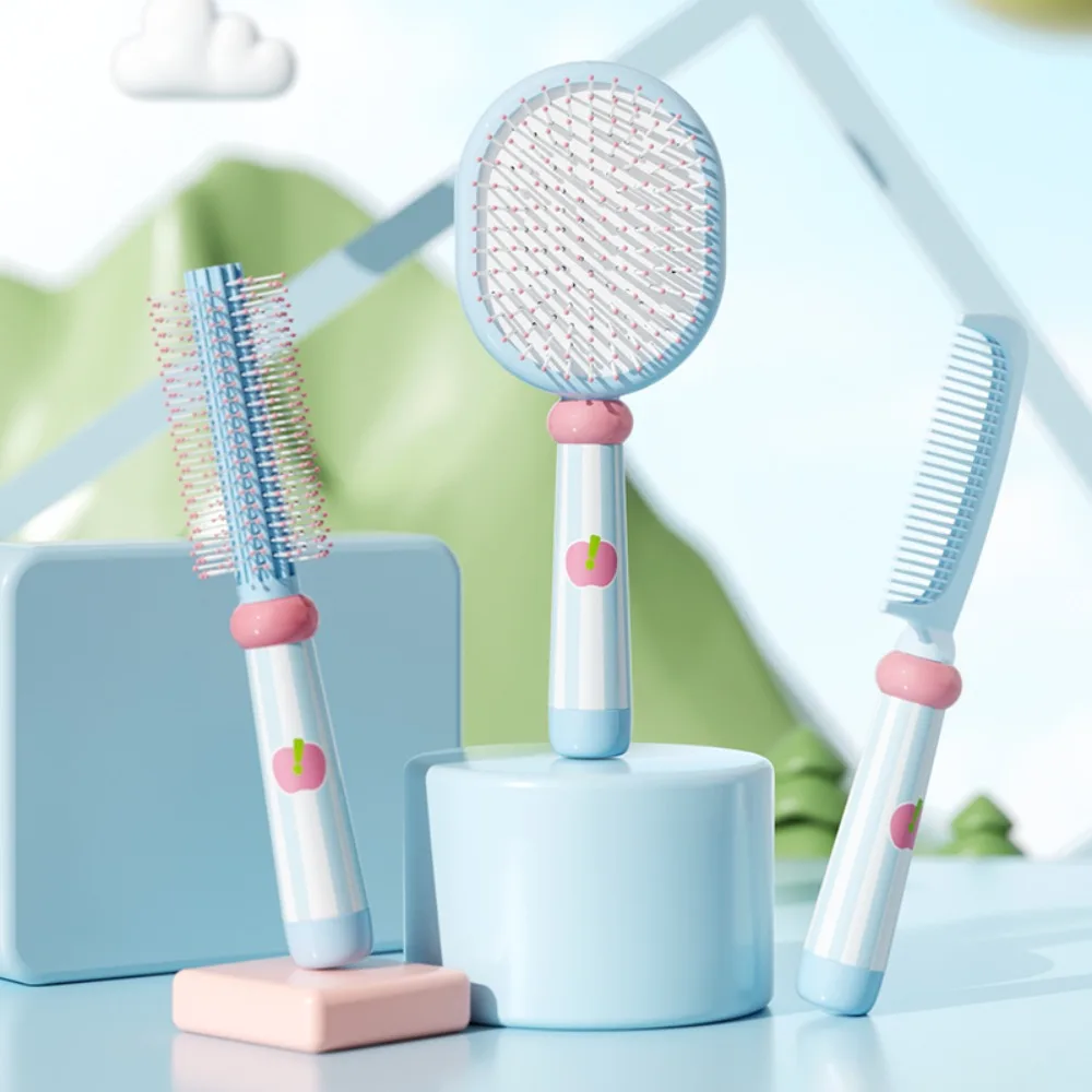 

Fashion Anti Static Air Bag Hair Comb Scalp Massage Hairdressing Massage Comb Portable Pink Scalp Massage Hair Brush Lady/Girl