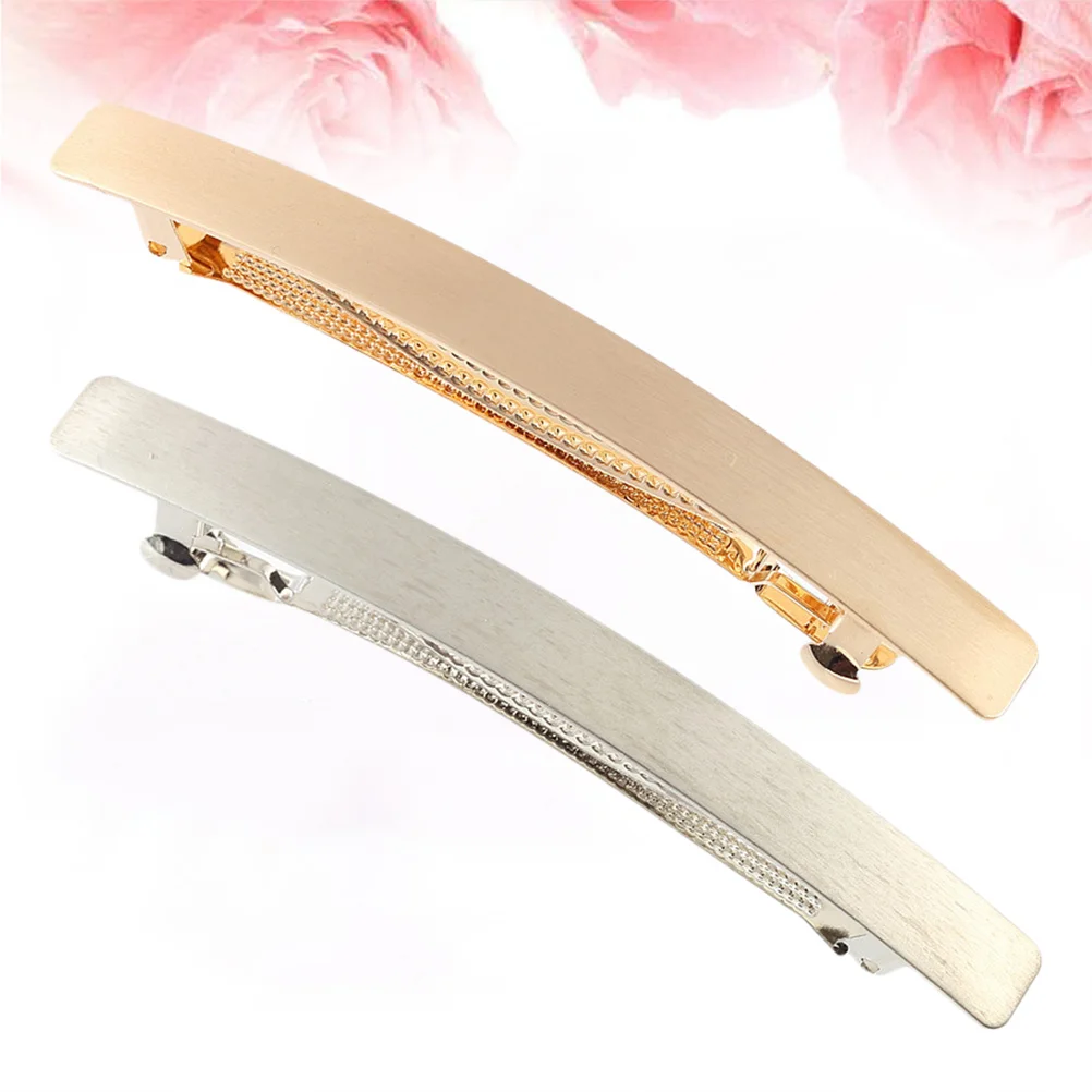 

4Pcs Hair Clips for Women Fashion Alloy Duck Bill Hairpins Bills Barrettes Set Gold Silver Hair Accessories Hairpins Bills