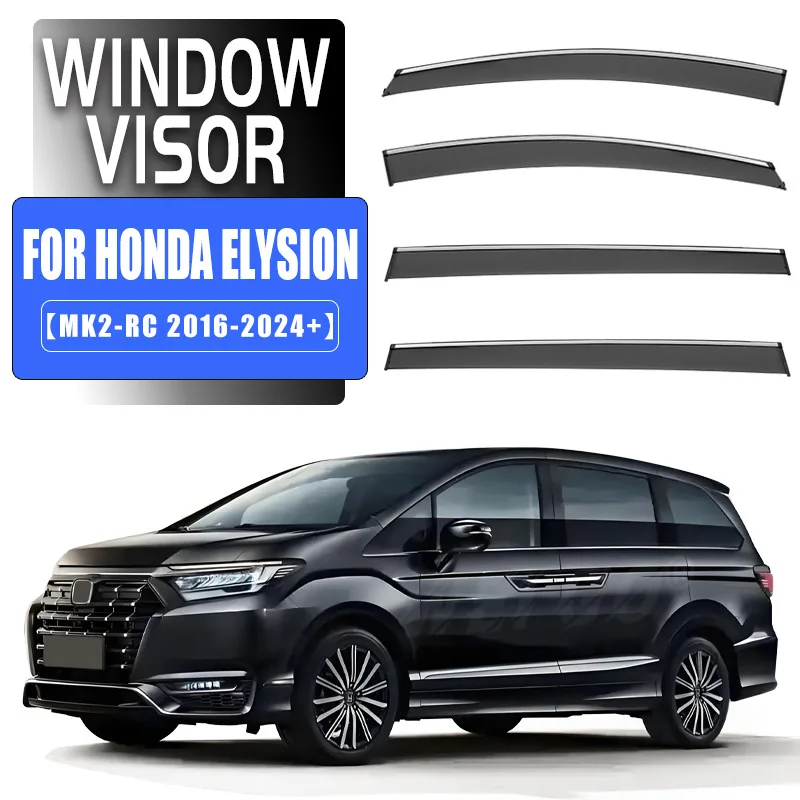 

Подходит для Honda Ailishen: дефлекторы окон, направляющие для боковых окон, ветровики ELYSION.