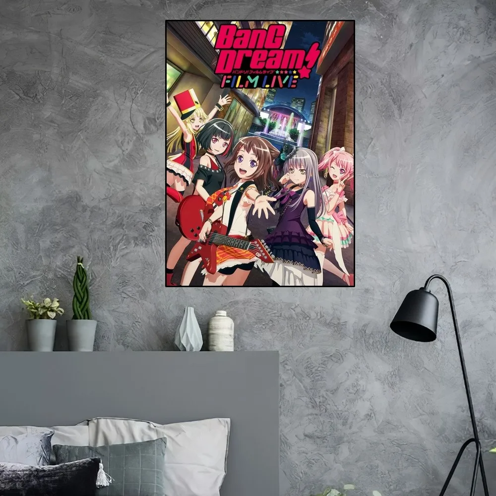 Bilibili BanG Dream! Anime Poster Home Room Decor Aesthetic Art Wall Painting Stickers