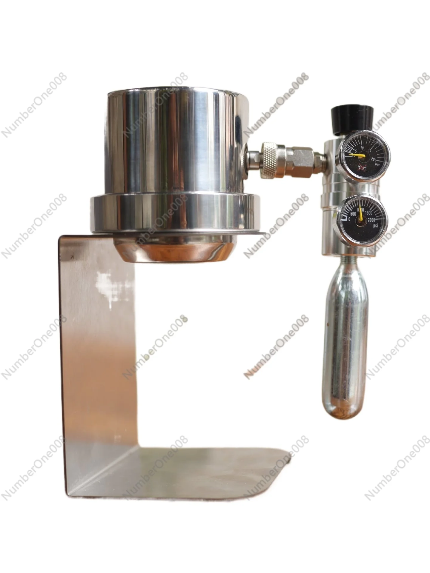 Pompa Udara Tekanan Tinggi untuk Mesin Espresso, Suku Cadang Pengganti Pneumatik Portabel, Kit Perbaikan Pembuat Kopi Baja Tahan Karat