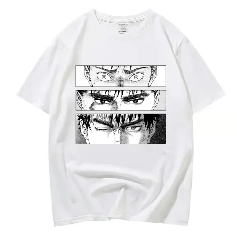 Men Berserk Guts T Shirt Manga Swordsman Gatsu Sacrifice Zodd Anime Cotton Funny Short Sleeve O Neck Tee Shirt Hip Hop T-Shirt