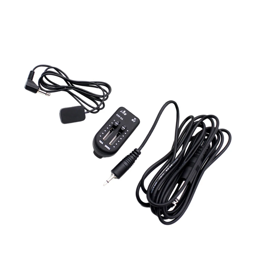 

1Set Violin Pickup Piezo Black Classic Style Musical Instrument Pickup Kit for Violin Guitar Ukulele Practice Sound Effect