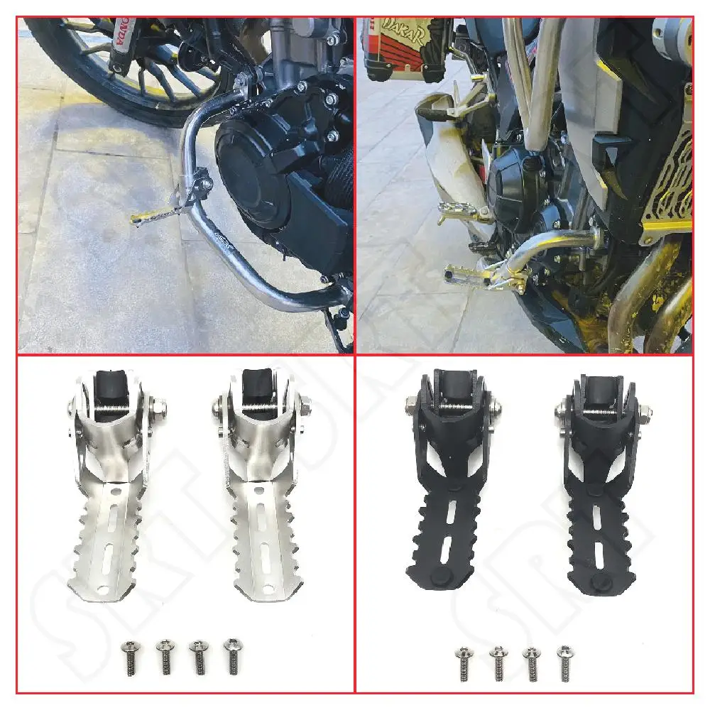 Fits for Honda CB500X CB400X ABS CB 500X 400X 2016-2022 Motorcycle Accessories Frame Bumper FootPegs 25 MM Refitted Rest Pedals