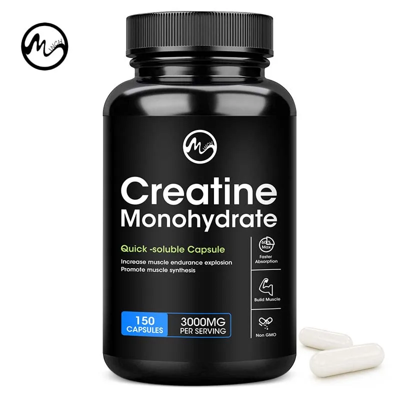 

Minch Creatine 3000MG Monohydrate Strength Muscle Performance Keto-Friendly Build Muscle Enhance Performance Unflavored Adult