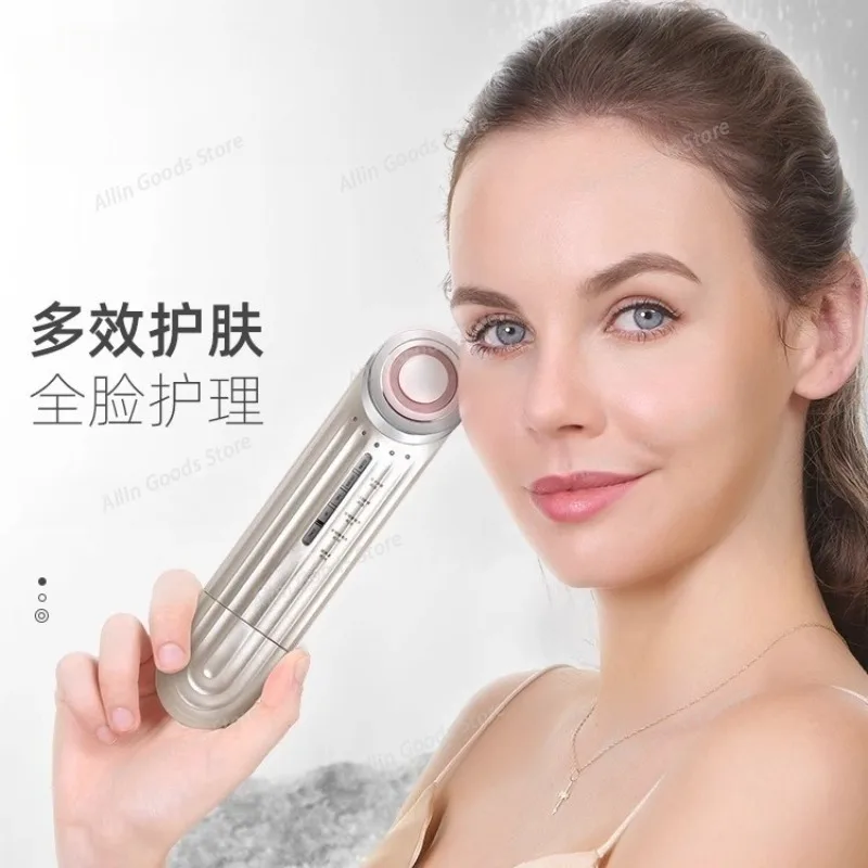 Ultrasonic Skin Scrubber Microcurrent Facial Cleansing Device Multifunctional Electric Skin Lifting Tightening Face Massager