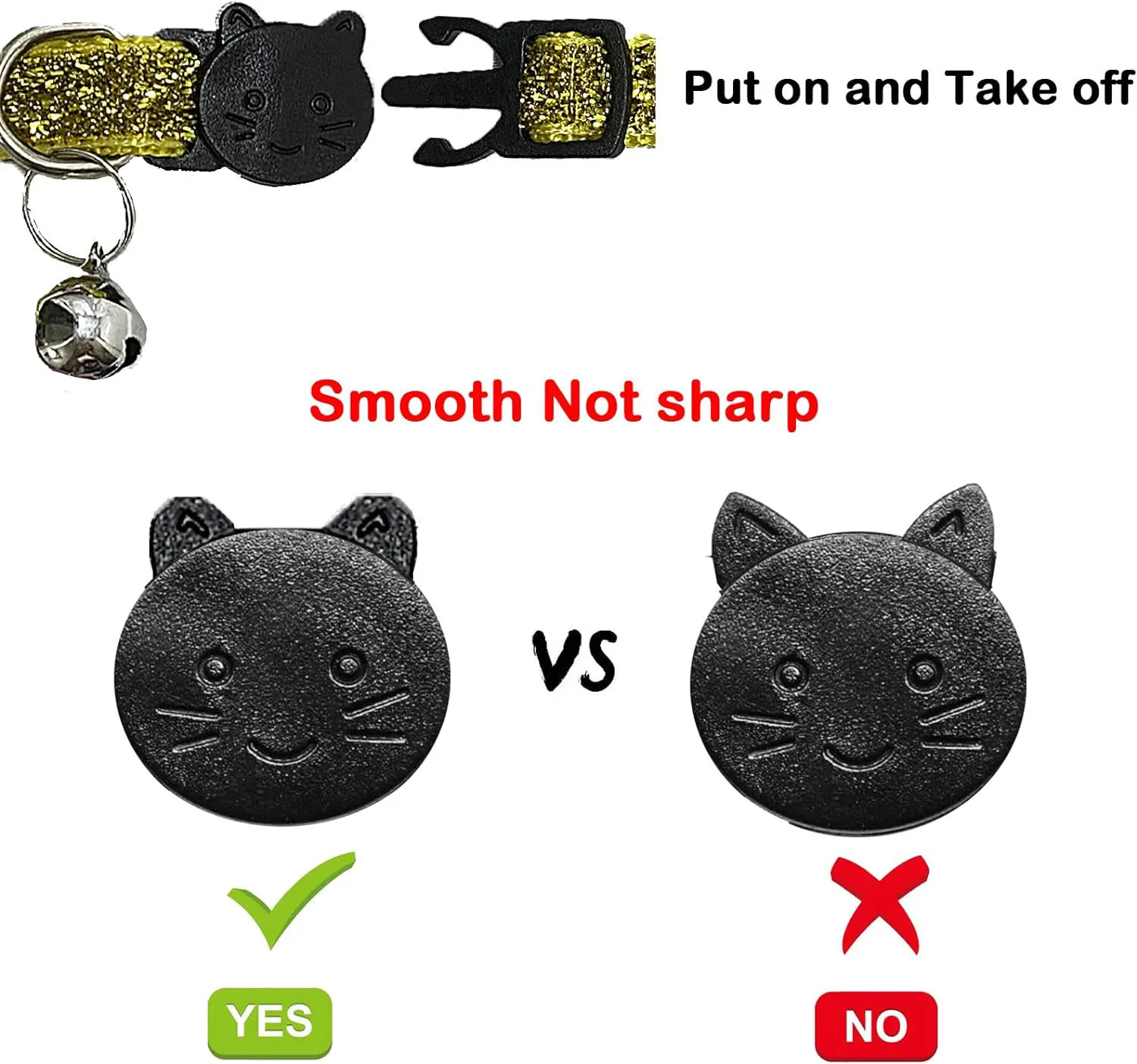 Breakaway Cat Collar With Bell Personalized Cute Dog Cat Collars Safety Breakaway For Cats Small Dogs Pet Accessories Necklace