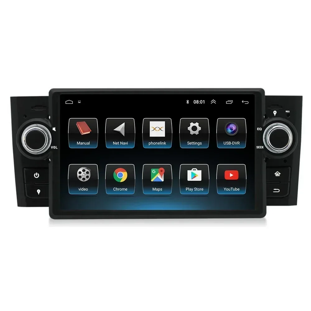 Car Radio GPS Android 13 Multimedia Video Player Auto Stereo Audio for Fiat Grande Punto Linea 2007-2012 - 2050 Carplay NO DVD