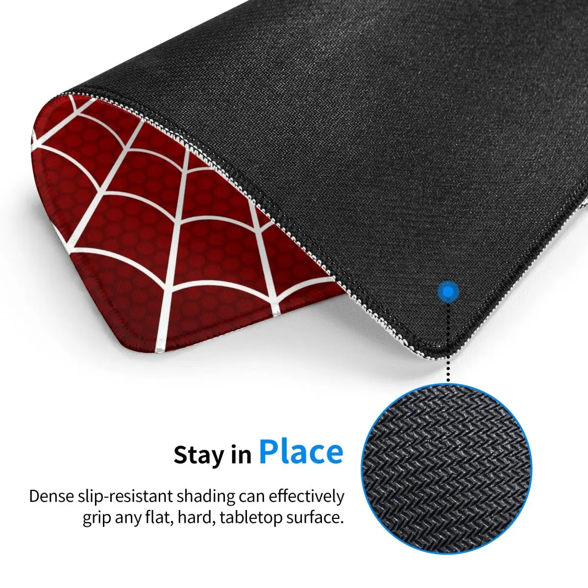 Personalizado Anime Gaming Mouse Mat, Anti-Slip Base de Borracha Lockedge, Mousepad para Escritório, Laptop, Computador, PC, Homem-Aranha, Super-herói