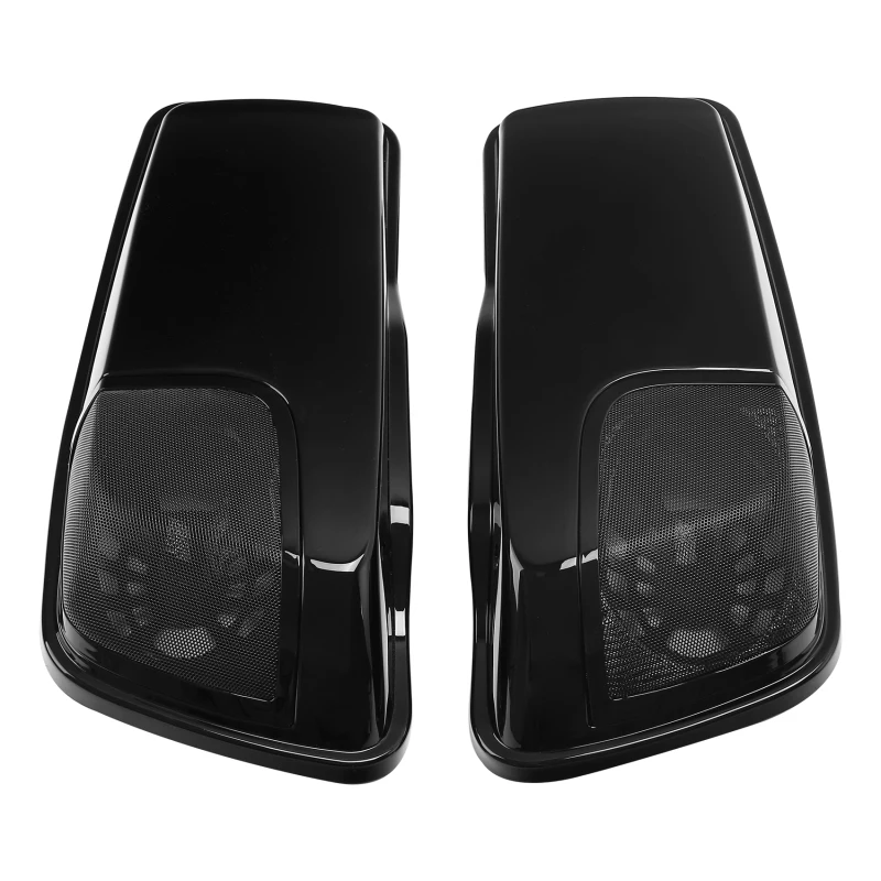 

Motorcycle Saddlebags Lids Speakers Grill Cutouts For Harley Touring Street Glide Electra Glide 2014-2024