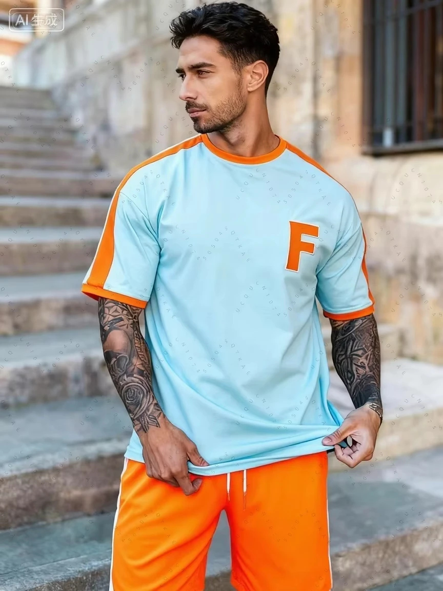 

Комплект футболок «Капитан Цубаса» с 3D принтом животных, персонализированная футболка с короткими рукавами, мужской комплект, повседневный спортивный комплект на открытом воздухе, одежда