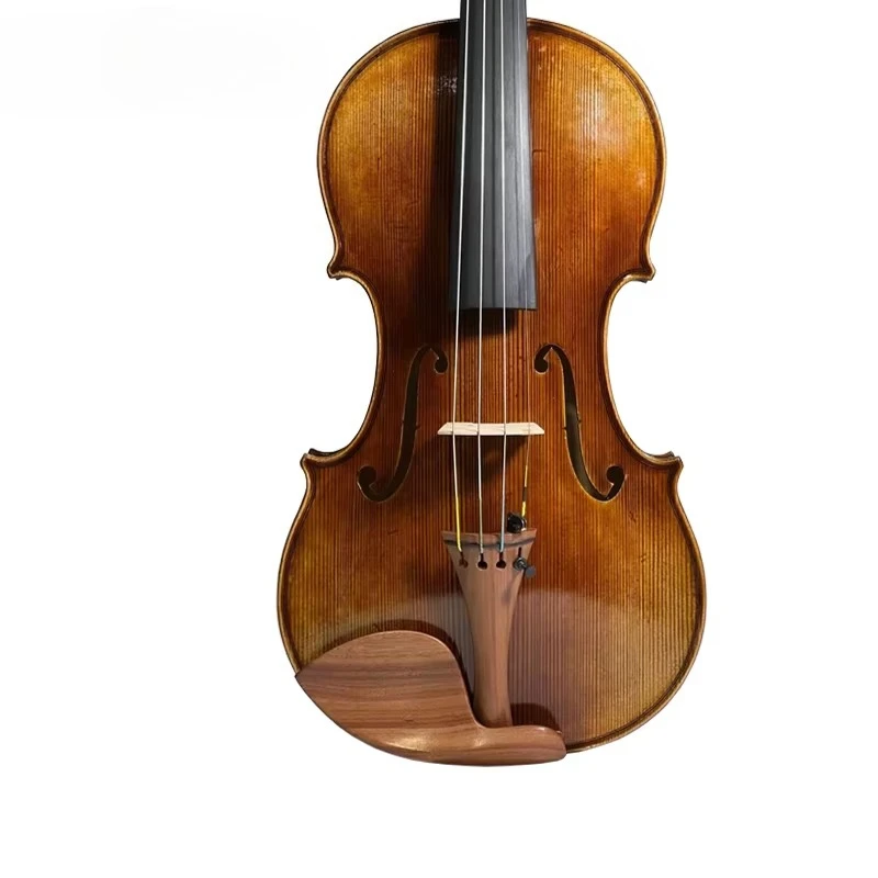 Handmade Professional Violin Imported European Solid Wood Antique Style String Instrument For Advanced Musicians Performance