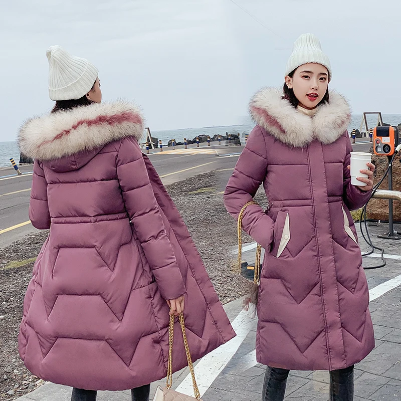 Fv7916 2019 new autumn winter women fashion casual warm jacket female  coats woman parka korean clothes womens